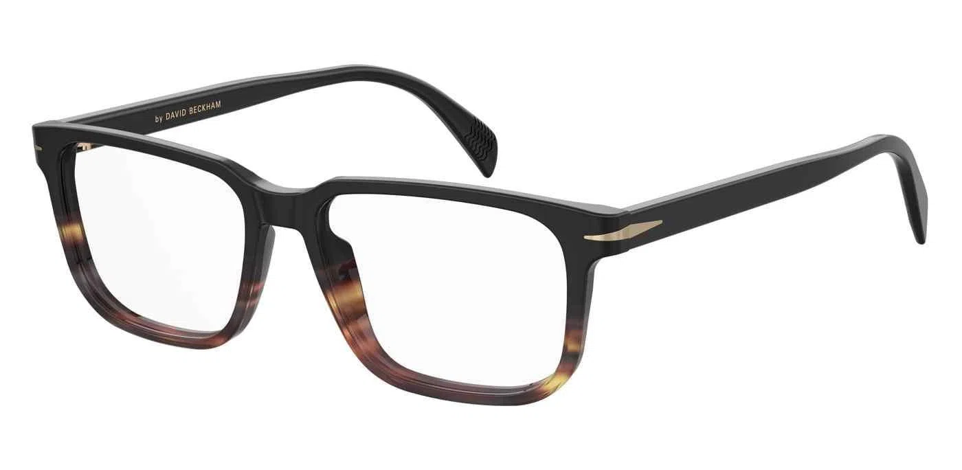 David Beckham DB1022 Eyeglasses - Black Horn - view 8